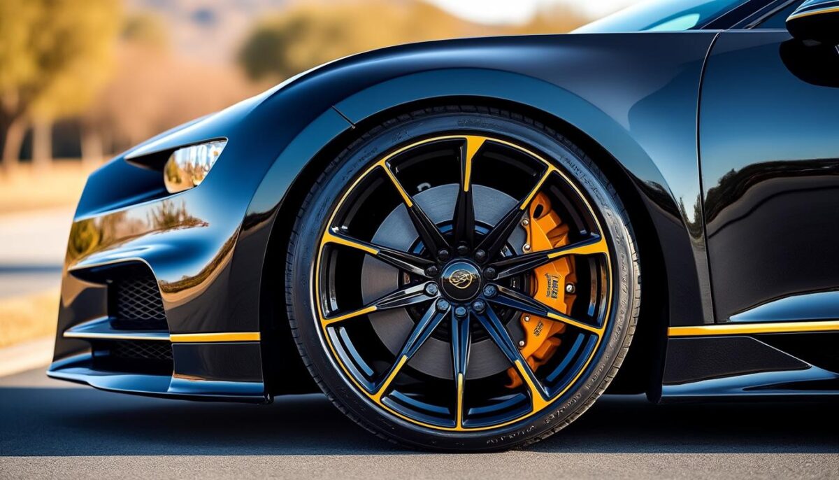 ontdek hoe iemand chinese wielen van $3.700 op zijn exclusieve bugatti van $2 miljoen monteert en bewonder het verbluffende resultaat van deze gewaagde combinatie.