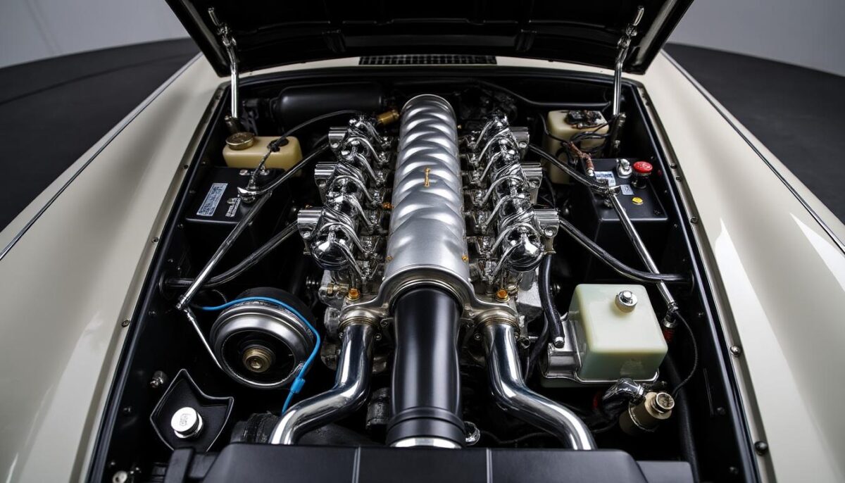 ervaar de kracht van 314 pk met deze jaguar e type v12 uit 1973, volledig opnieuw ontworpen om soepel en snel lange afstanden te rijden. een klassieker met moderne prestaties!